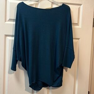 Blue dolman top
